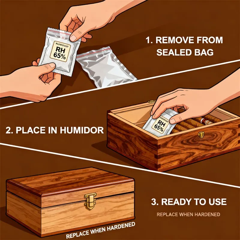 Boveda加湿パックガイド：サイズ／RH／寿命