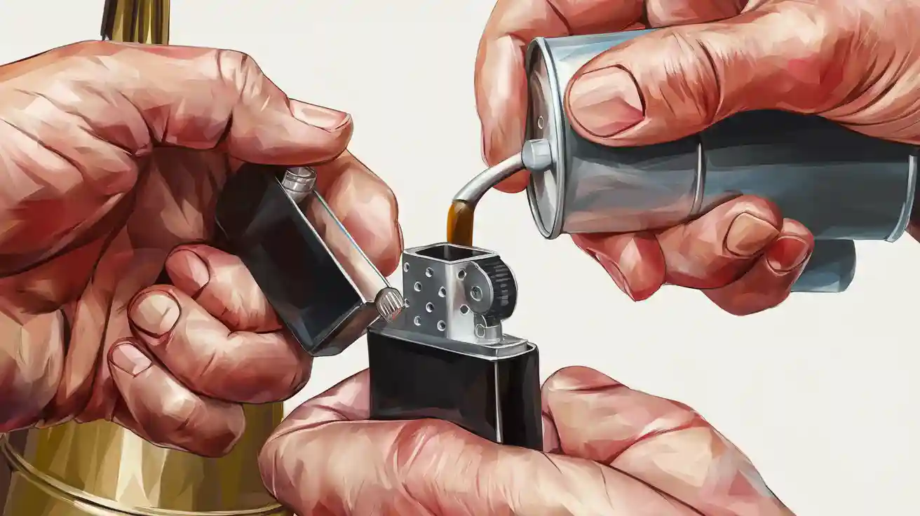 トーチライターのリフィル方法