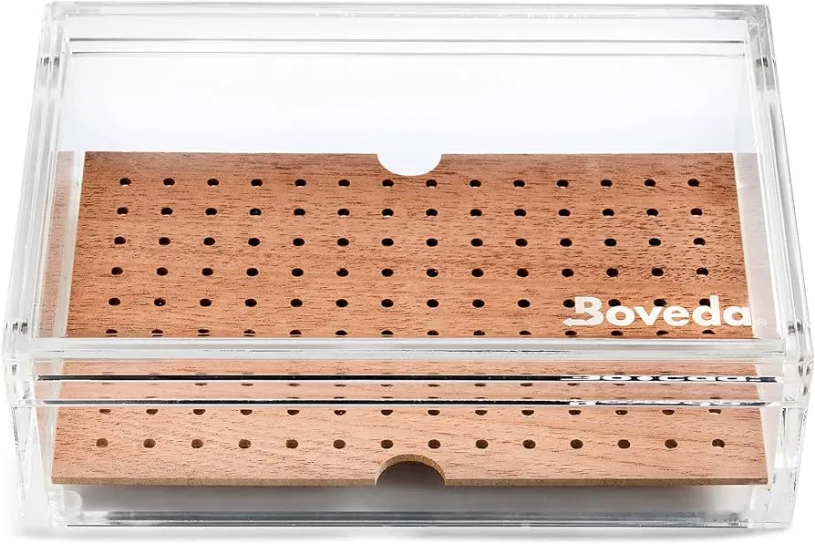 boveda small acrylic humidor