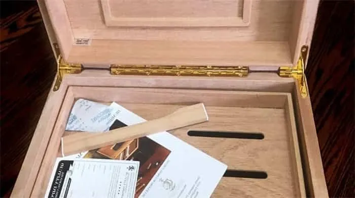 2024 Deauville Tobacco Leaf Humidor レビュー-7