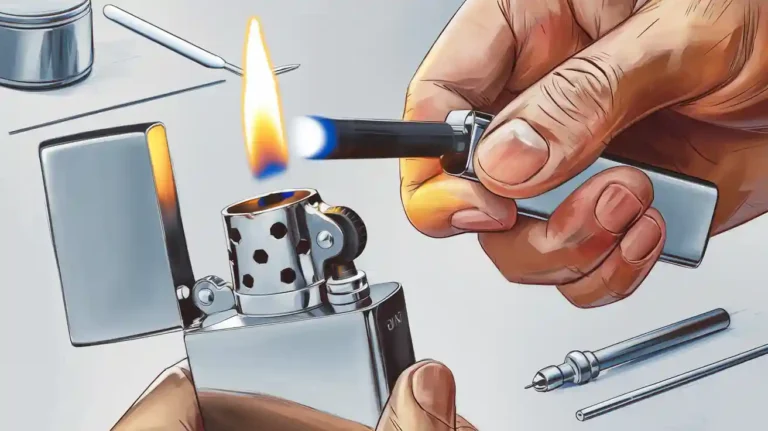 ブタントーチライターの炎を復活させる簡単な方法